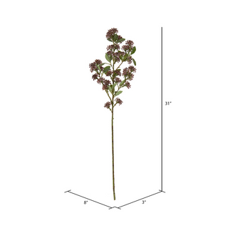 Mahogany Red Artificial Wild Berry Spray 2pk