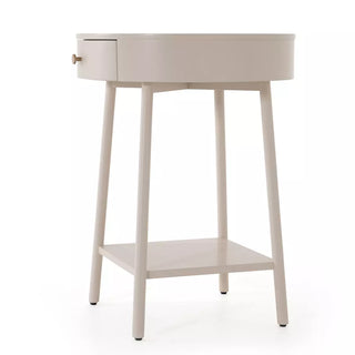 Van Nightstand - Matte Alabaster