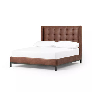 Newhall Bed - 55" - Vintage Tobacco