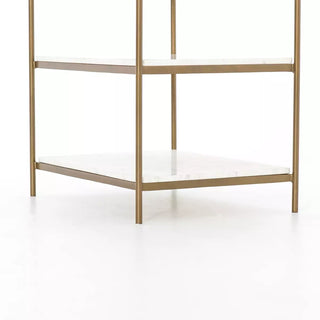 Felix Nightstand - Antique Brass