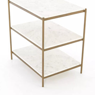 Felix Nightstand - Antique Brass