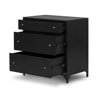 Belmont Storage Nightstand - Black