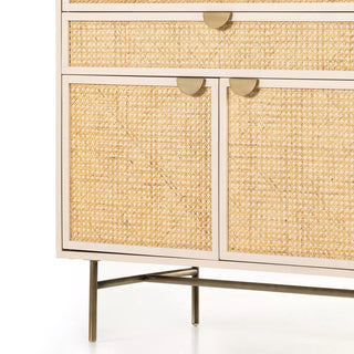 Luella Tall Dresser - Matte Alabaster