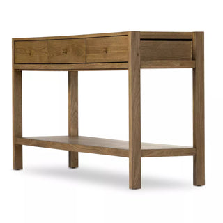 Meadow Console Table - Tawny Oak Veneer