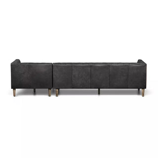 Williams 2-Piece Sectional - Natural Washed Ebony