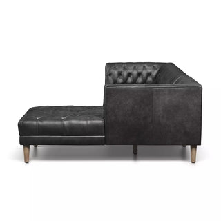 Williams 2-Piece Sectional - Natural Washed Ebony