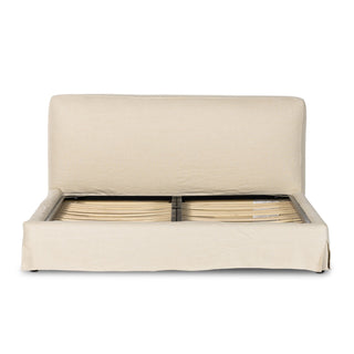 Aidan Slipcover Bed - Brussels Natural