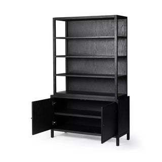 Hopkins Bookcase - Brushed Ebony Oak