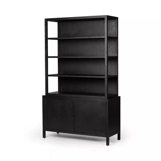 Hopkins Bookcase - Brushed Ebony Oak