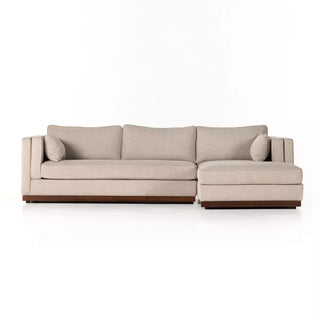 Lawrence 2-Piece Sectional W/ Chaise - Nova Taupe