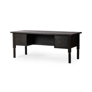 Concord Desk - Charcoal Oak Veneer