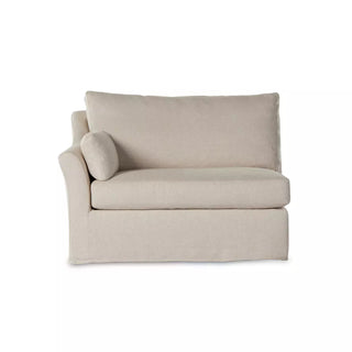 Build Your Own: Delray Slipcover Sectional - Evere Creme