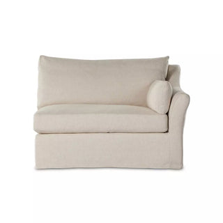 Build Your Own: Delray Slipcover Sectional - Evere Creme