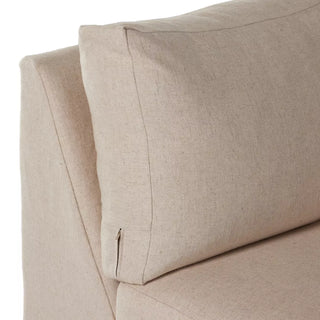 Build Your Own: Delray Slipcover Sectional - Evere Creme