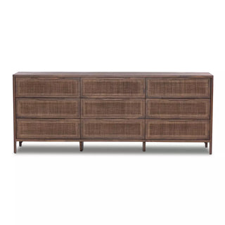 Sydney 9 Drawer Dresser - Brown Wash