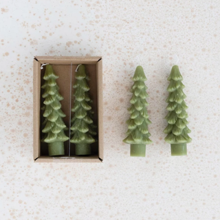 Unscented Tree Shaped Taper Candles (small)
