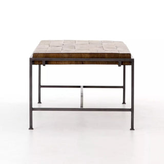 Simien Coffee Table - Weathered Hickory