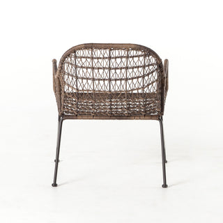 Bandera Outdoor Woven Club Chair - Natural Black