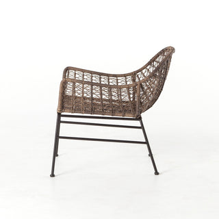 Bandera Outdoor Woven Club Chair - Natural Black