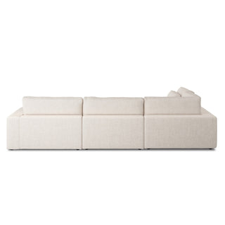 Bloor 4-Piece Sectional W/ Ottoman - Essence Natural