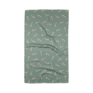 Cute Candy Canes Kitchen Tea Towel