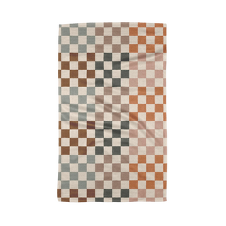 Autumn Checkers Kitchen Tea Towel