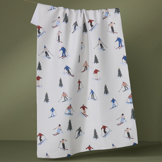 Alpine Run Geometry Towel