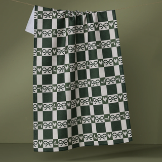 Elf Gingham Geometry Towel