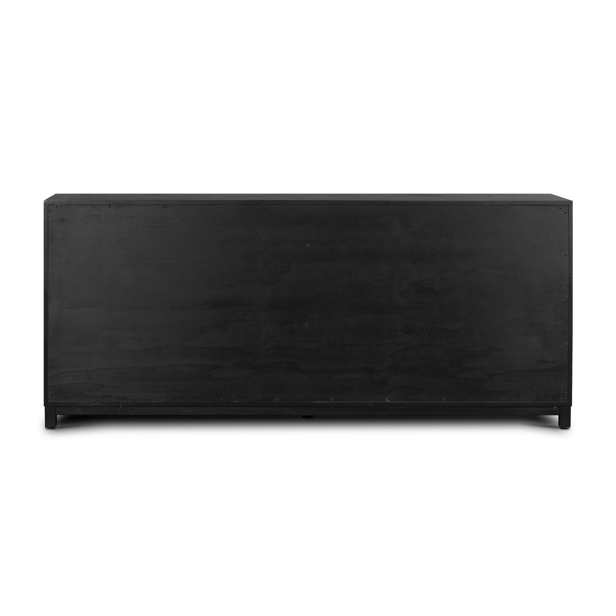 Millie 6 Drawer Dresser - Drifted Matte Black Veneer - Four Hands Millie 6 Drawer Dresser - Drifted Matte Black Veneer - Four Hands