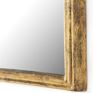 Loire Mirror - Antiqued Gold Leaf