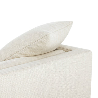 Everly Tete a Tete Chaise - Irving Taupe