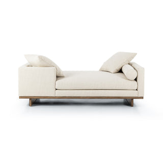 Everly Tete a Tete Chaise - Irving Taupe