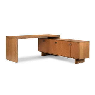 Posada Desk - Amber Oak Veneer