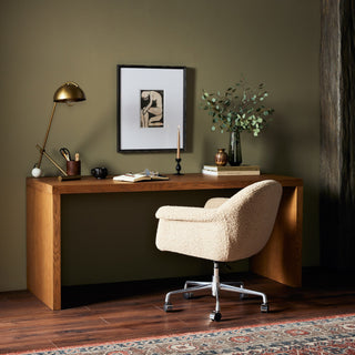 Posada Desk - Amber Oak Veneer