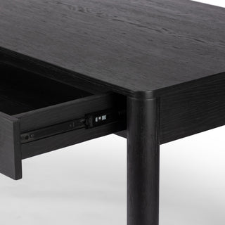 Pollard Desk - Brushed Ebony Oak Veneer