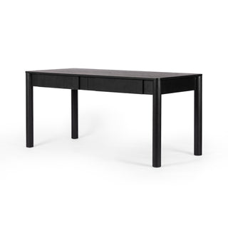 Pollard Desk - Brushed Ebony Oak Veneer