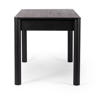 Pollard Desk - Brushed Ebony Oak Veneer