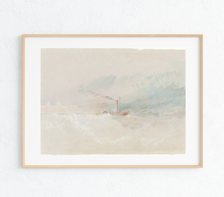 A Packet Boat Art Print