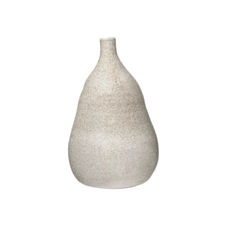 Distressed Terracotta Vase with Glaze