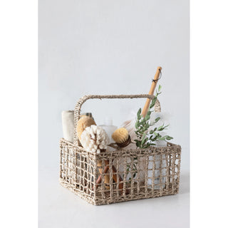 Hand-Woven Seagrass Caddy